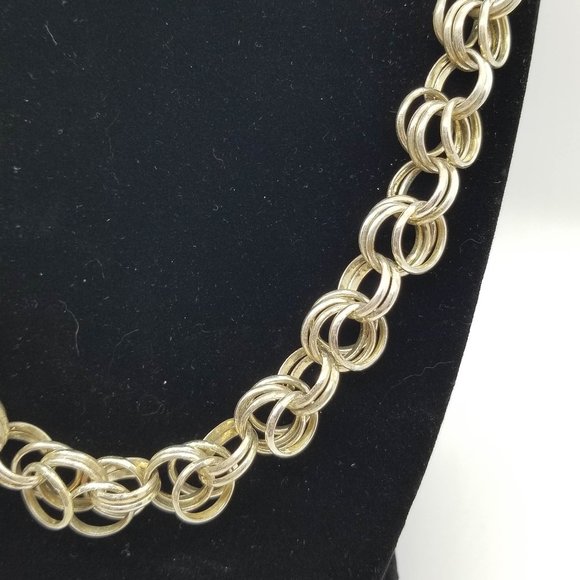 Silver Plated Picenes Necklace - Picture 4 of 11